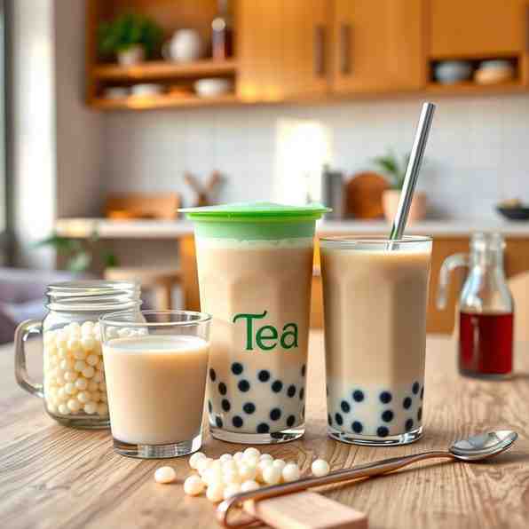 Make Milk Tea at Home - Bubble Tea